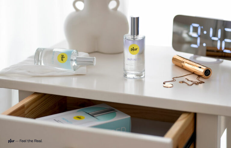 personal-lubricant-in-glass-bottle-on-modern-nightstand