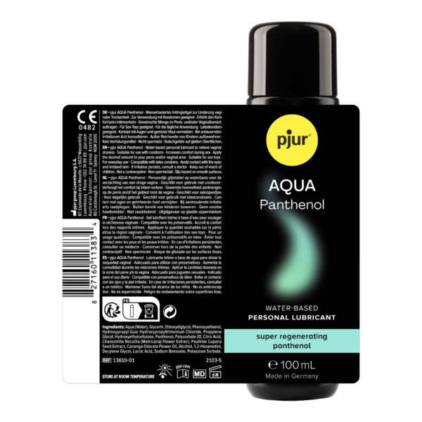 pjur_AQUA_Panthenol_100ml_EU_Back